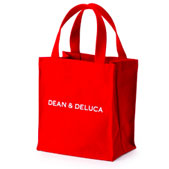 DEAN & DELUCA　トートバッグ　レッド Sサイズ